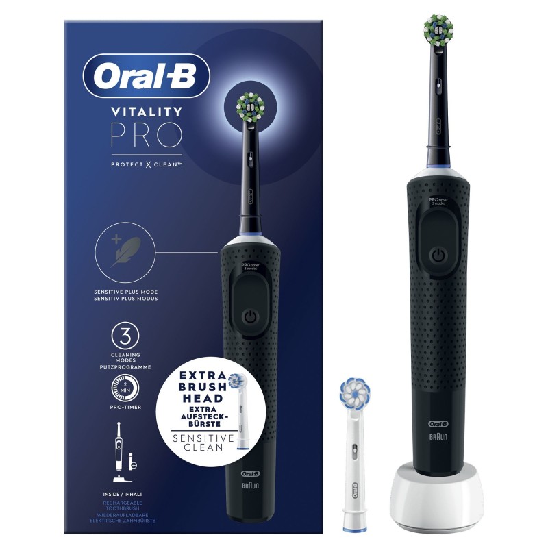 SPAZZOLINO ELETTRICO ORAL-B VITALITY PRO NERO