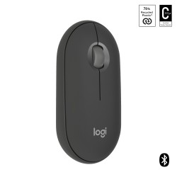 MOUSE M350 LOG PEBBLE II GRAPHITE CON SCROLLING BLUETOOTH