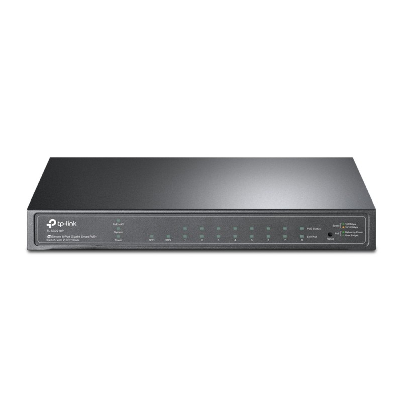 SWITCH 8P GIGABIT RJ45 2P SFP 61W POE POWER STPRSTPMSTP