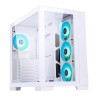 CASE GAMING DARK CAVE WHITE EDITION ITGCADCAGW - NO ALIMENTATORE - BIANCO