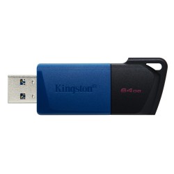 PEN DRIVE 32 64GB TYPE-A EXODIA M BLACKBLU KINGSTON CAPPUCCIO REMOVI