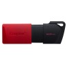 PEN DRIVE 32 128GB TYPE-A EXODIA M BLACKRED KINGSTON CAPPUCCIO REMOVI