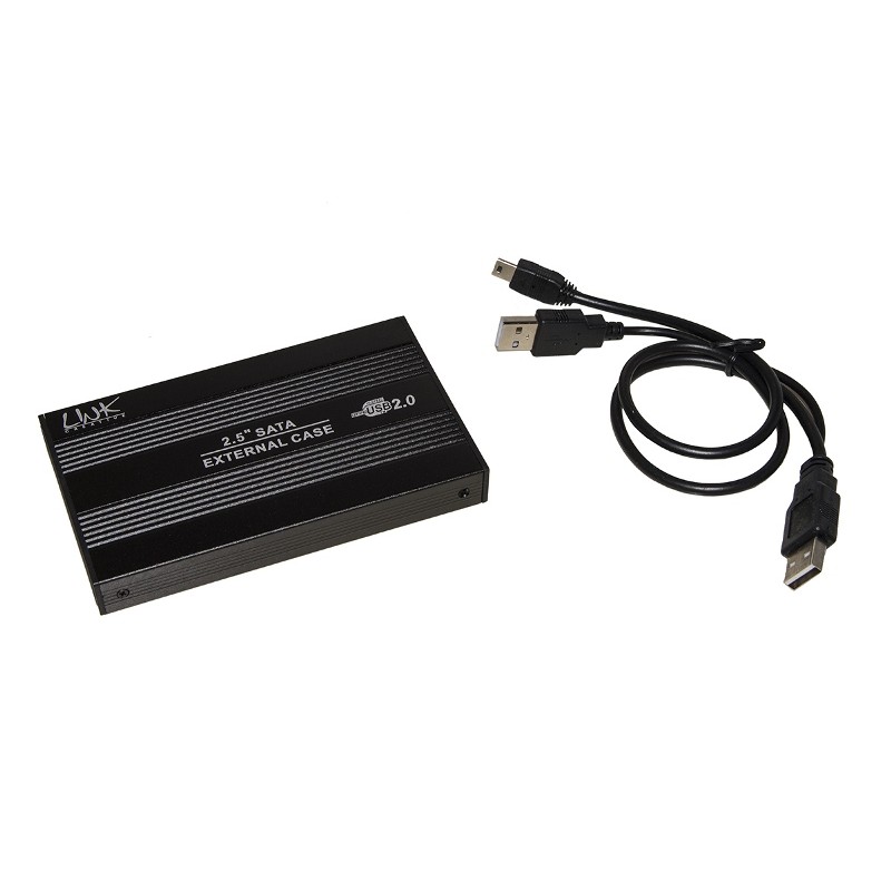 BOX ESTERNO PER HD 25 SATA USB 20 LKBOX252 NERO
