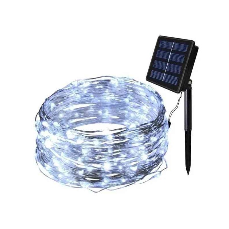 STRISCIA LED 100 STRIP 10MT BIANCO FREDDO 6500K LUCE SOLARE F0-11-39