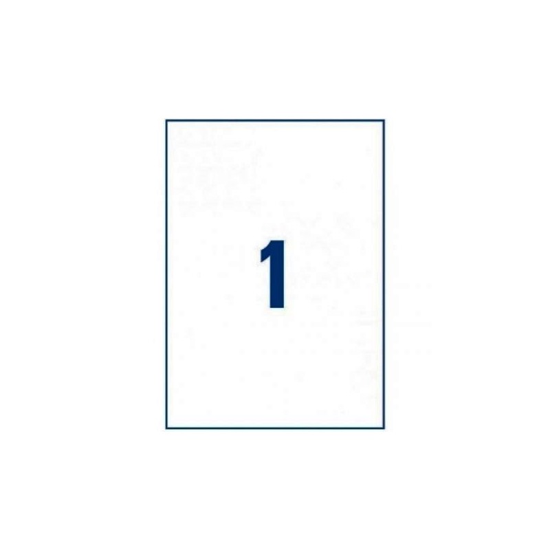 ETICHETTE AUTOADESIVE A4 210X297 100PZ