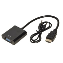 ADATTATORE HDMI A VGA E AUDIO LKADAT10