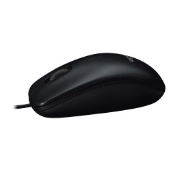 MOUSE M90 LOG BLACK CON FILO USB 910-001793 NERO