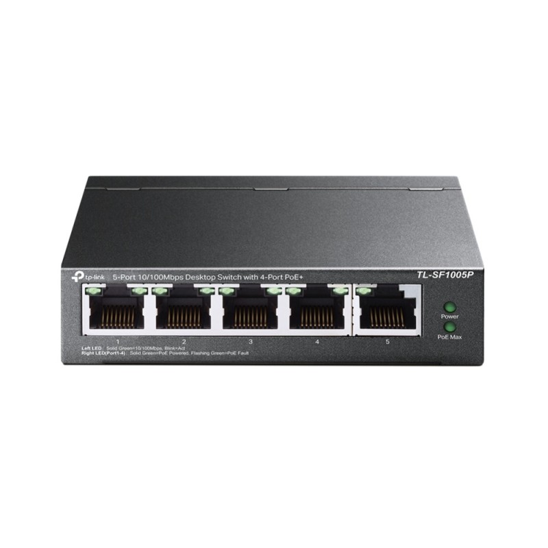 SWITCH RETE 5 PORTE 10100 TL-SF1005P POE