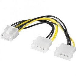 CAVO PROLUNGA ALIMENTAZIONE MOLEX A 8 PIN PCI-E E10058