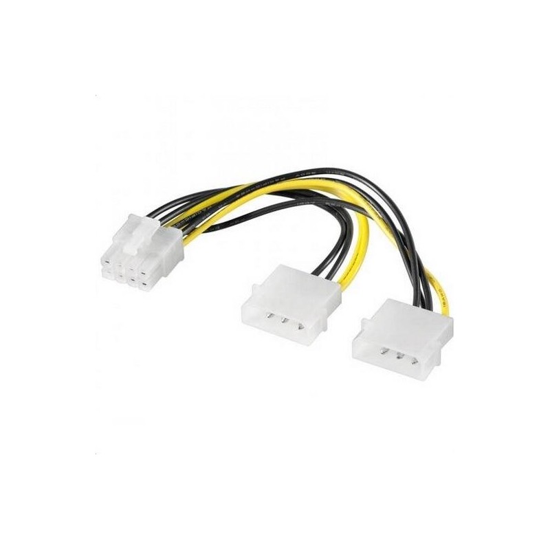 CAVO PROLUNGA ALIMENTAZIONE MOLEX A 8 PIN PCI-E E10058
