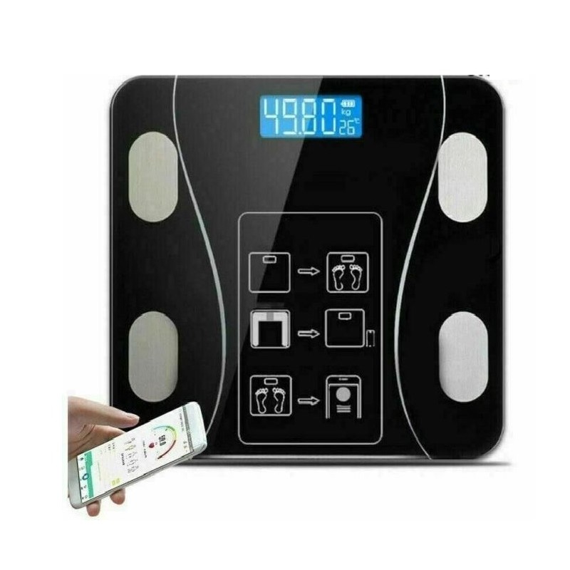 BILANCIA PESAPERSONE BOFY FAT SCALE SMART DIGITALE 240108-1