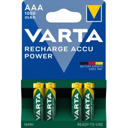 BATTERIA MINISTILO AAA RICARICABILE 1000MAH CONFBLISTER 4PZ VART