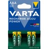 BATTERIA MINISTILO AAA RICARICABILE 1000MAH CONFBLISTER 4PZ VART