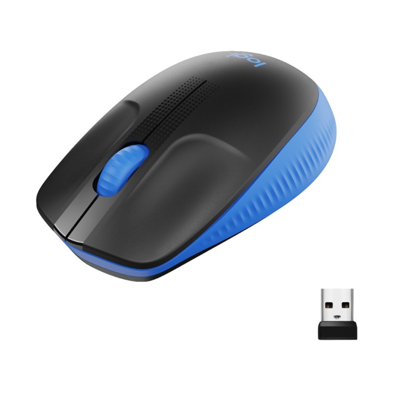 MOUSE WIRELESS M190 EMEA BLUE 910-005907 BLU