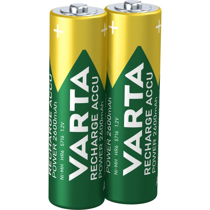 BATTERIA STILO AA RICARICABILE 2600MAH CONFBLISTER 2PZ VARTA