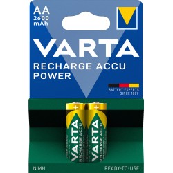 BATTERIA STILO AA RICARICABILE 2600MAH CONFBLISTER 2PZ VARTA