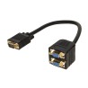 CAVO SPLITTER VGA 1 CON MASCHIO E 2 FEMMINA VGA LKADAT06