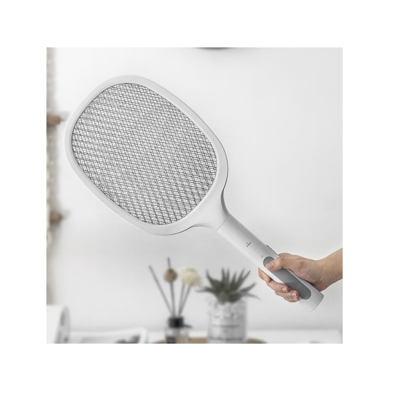 DISPOSITIVO RACCHETTA ANTI ZANZAREMOSCHE LTD-638 BATTERIA RICARICABILE