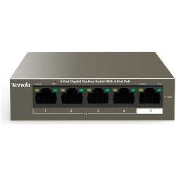 SWITCH RETE 5 PORTE 101001000 TEG1105P-4-63W POE