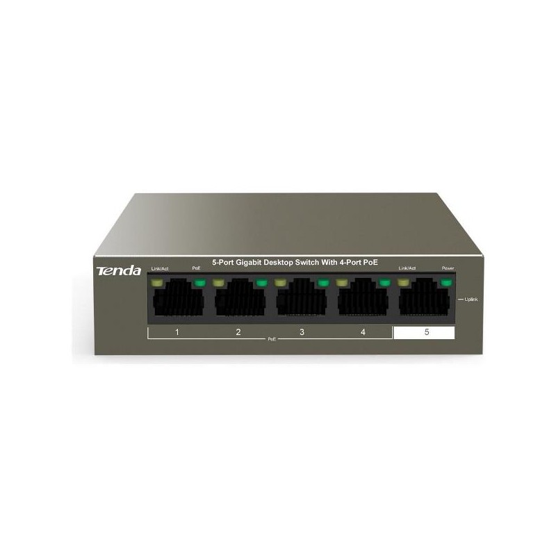 SWITCH RETE 5 PORTE 101001000 TEG1105P-4-63W POE