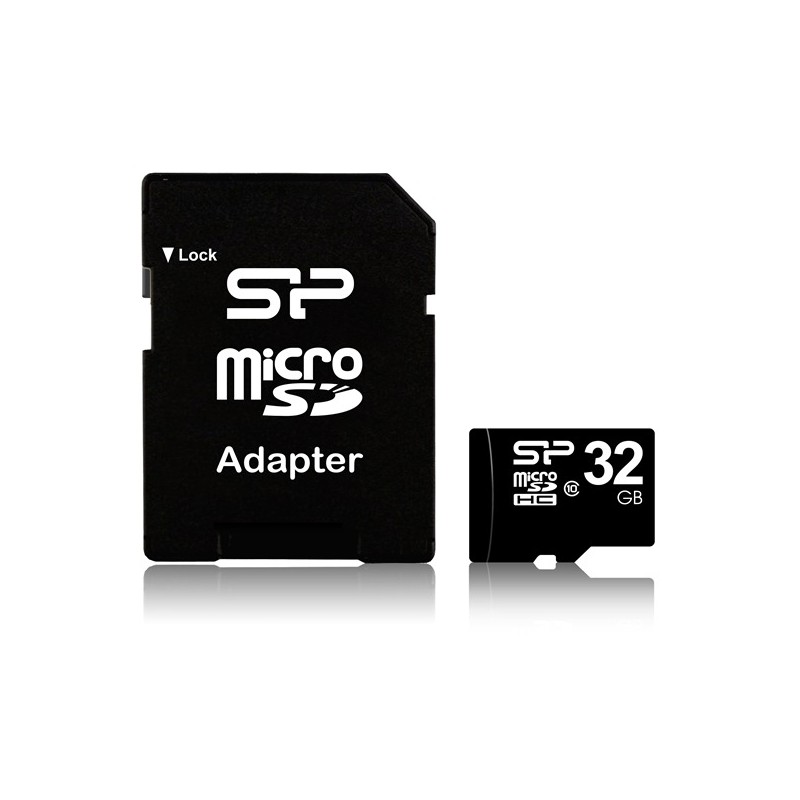 TRANS FLASH 32 GB SP032GBSTH010V10SP CLASS 10 CON ADATTATORE