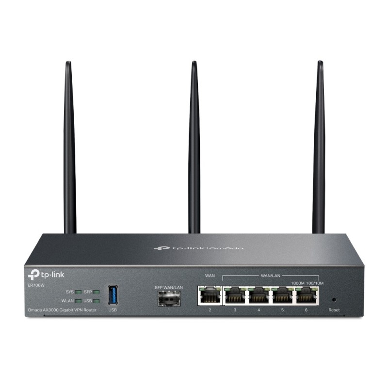 ROUTER VPN MULTI WAN AX3000 WIFI6 1P GIGABIT SFP + 5P GIGABIT RJ45