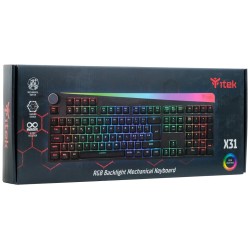 TASTIERA GAMING X31 MECCANICA RGB ITKGMCX31 NERO