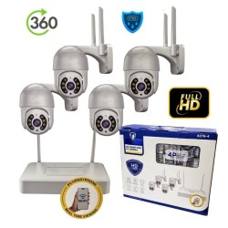 SISTEMA DI SORVEGLIANZA NVR KIT CON 4 TELECAMERE 8276-4