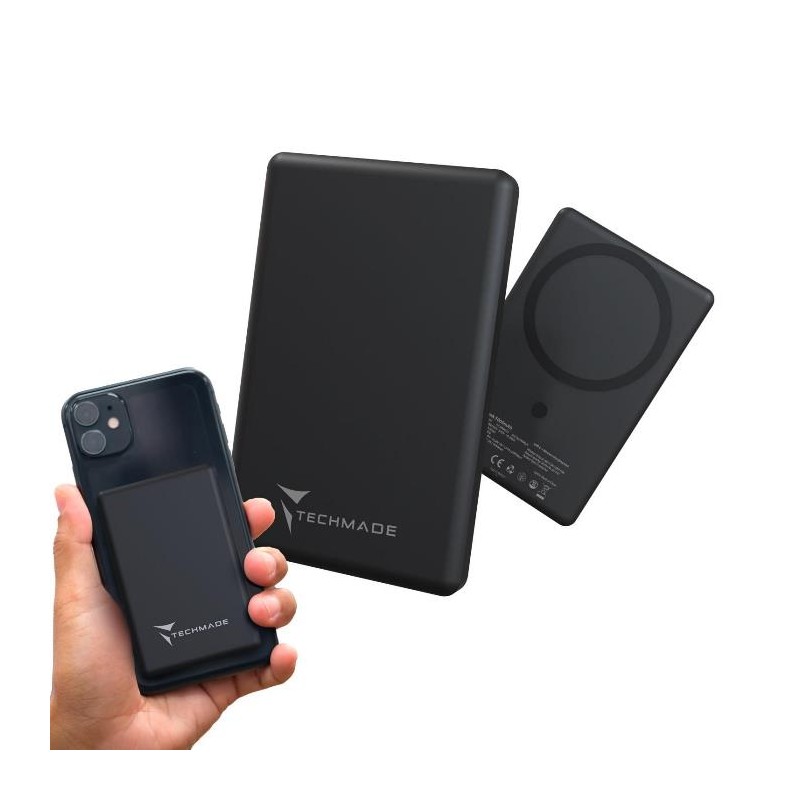 POWER BANK 10000 MAH SLIM WIRELESS MAGNETICO PD 225W TM-WWQ74