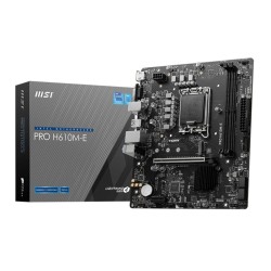 MB MSI PRO H610M-E DDR5 ST1700 MATX 2D5 1M2 1HDMI 1D-SUB 1PCIE