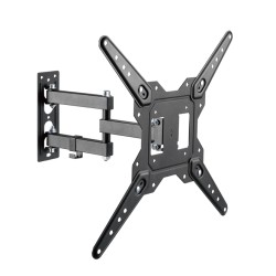 STAFFA BRACCIO SUPPORTO TV DOPPIO SNODO RDM S15 PER TV DA 23 A 55