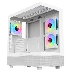 CASE GAMING TOWER SHOWBUI 42W - NO ALIMENTATORE - ARGB FAN - BIANCO ITGCASB42W