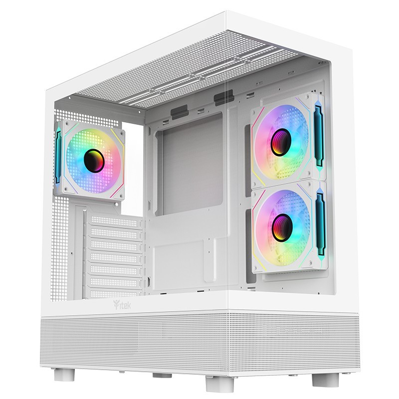 CASE GAMING TOWER SHOWBUI 42W - NO ALIMENTATORE - ARGB FAN - BIANCO ITGCASB42W