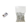 CONFEZIONE 100 PZ CONNETTORI 8 POLI PLUG RJ45 CAT5E UTP 100PZ LKPL85U