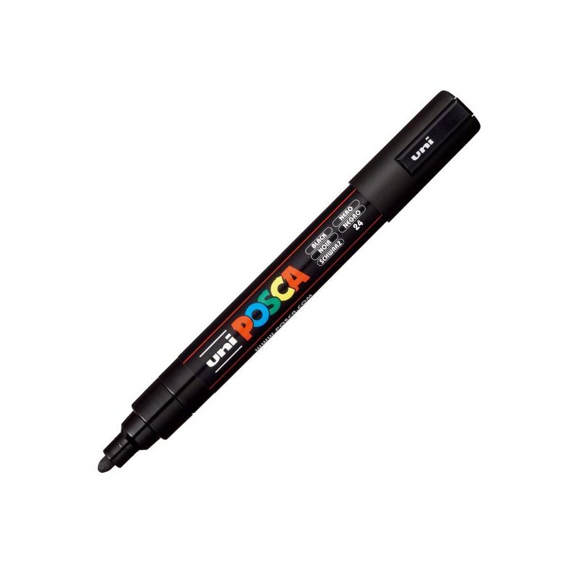 PENNARELLO MARCATORE POSCA MEDIO NERO PM-5 CONF 6PZ
