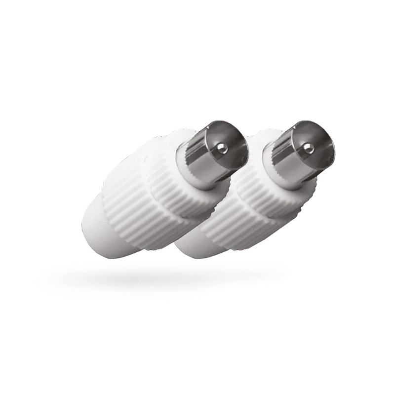 COPPIA DI CONNETTORI MASCHIO PER TV ANTENNA RDM CL18