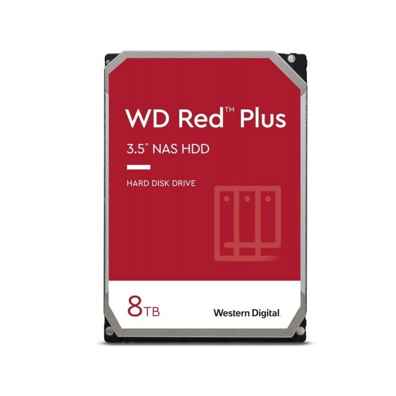 HARD DISK RED PLUS 8 TB SATA 3 35 NAS WD80EFPX