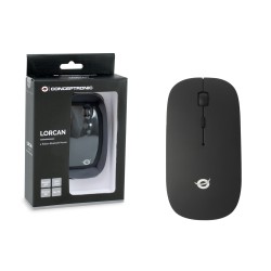 MOUSE BLUETOOTH LORCAN01B ERGONOMICO 4 PULSANTI NERO