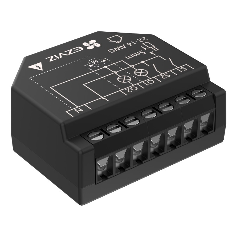 RELEE INTERRUTTORE T36WM - RELEE SMART 2 CANALI CON ENERGY MONITORING CS-T36-R100-WM