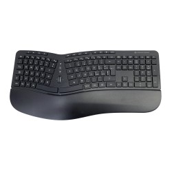 KIT TASTIERA + MOUSE ORAZIO02IT ERGONOMICA WIRELESS NERA