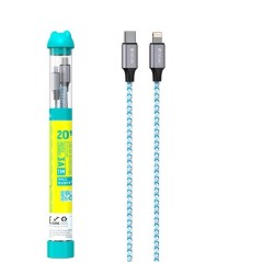 CAVO RICARICA RAPIDA BUBBLE TIPO-C LIGHTNING 3A 27W DETACL715B