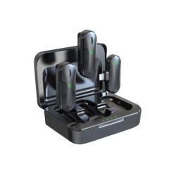 DOPPIO MICROFONO WIRELESS CON CONNESSIONE TIPO-C DEAP2WC241