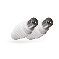 COPPIA DI CONNETTORI FEMMINA PER TV ANTENNA RDM CL17