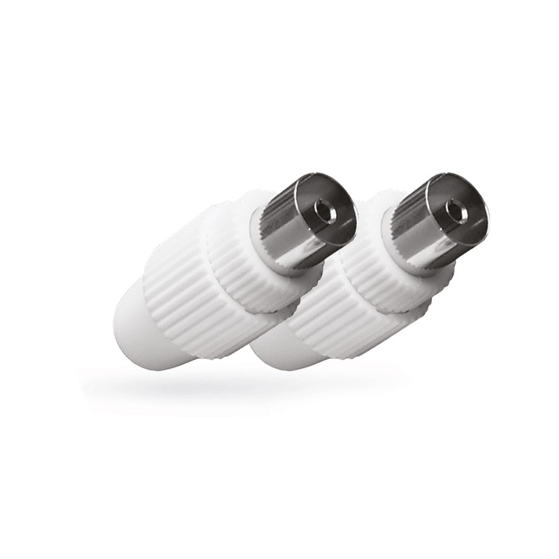 COPPIA DI CONNETTORI FEMMINA PER TV ANTENNA RDM CL17