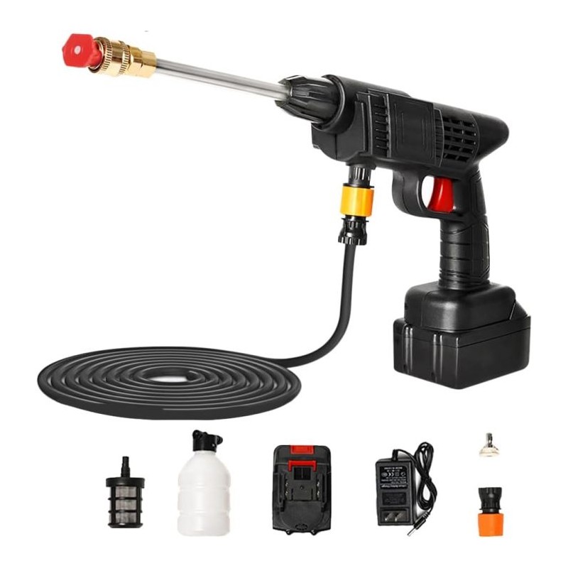 KIT PISTOLA IDROPULITRICE CLEANING GUN PULIZIA PER AUTO E PIANTE
