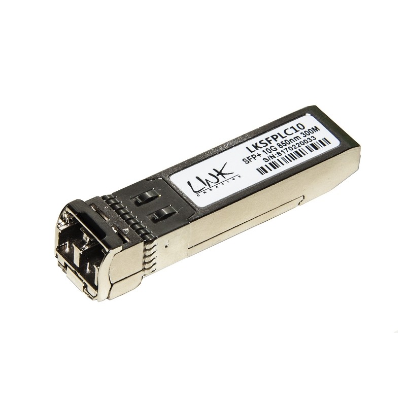 MODULO MINIGBIC SFP+ MULTIMODE LC DUPLEX 10GBPS 850NM 300 MT CON DDM LKSFPLC10