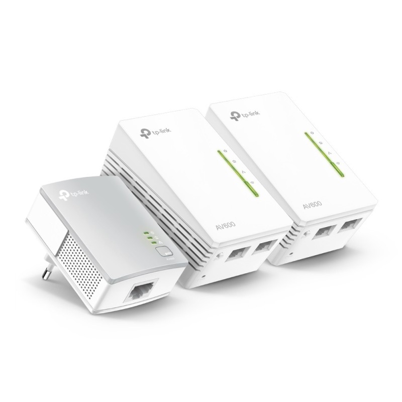 POWERLINE AV600 300 MBPS KIT 3PZ 2PZ TL-WPA4220 + 1PZ TL-PA4010