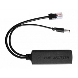 ADATTATORE POE SPLITTER IN 44-57V OUT 12V 10100MBPS TC-1210J-POE
