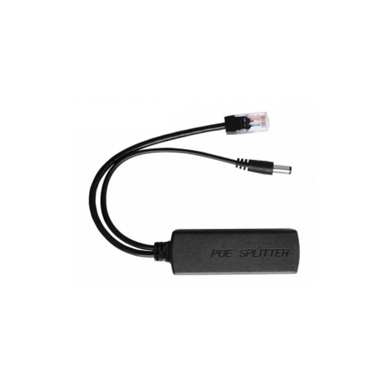 ADATTATORE POE SPLITTER IN 44-57V OUT 12V 10100MBPS TC-1210J-POE