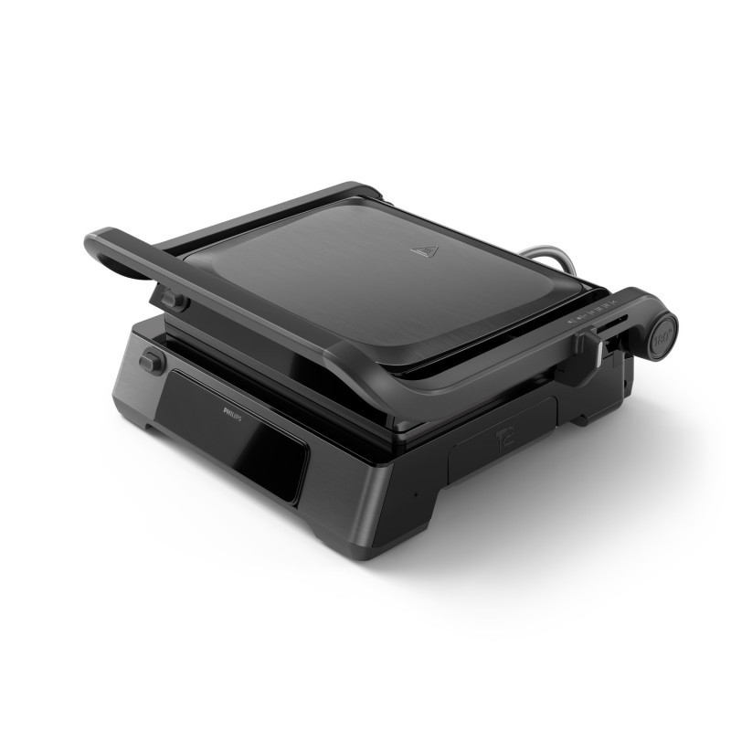 PHILIPS GRILL ELETTRONICO DIGITALE 2000W TIMER SONDA TERMICA 180
